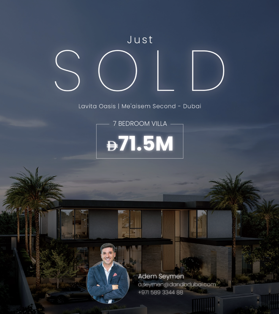 Just sold in Tilal Al Ghaf