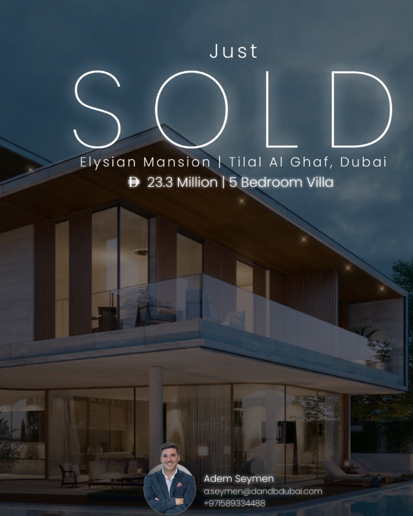 Just sold in Dubai