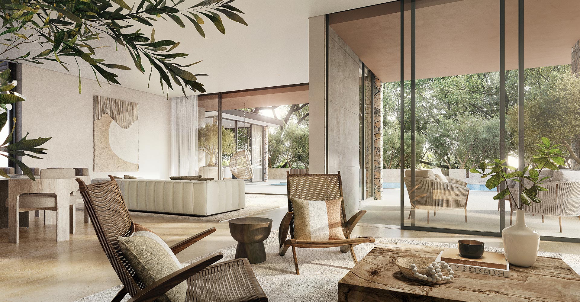 The living spaces