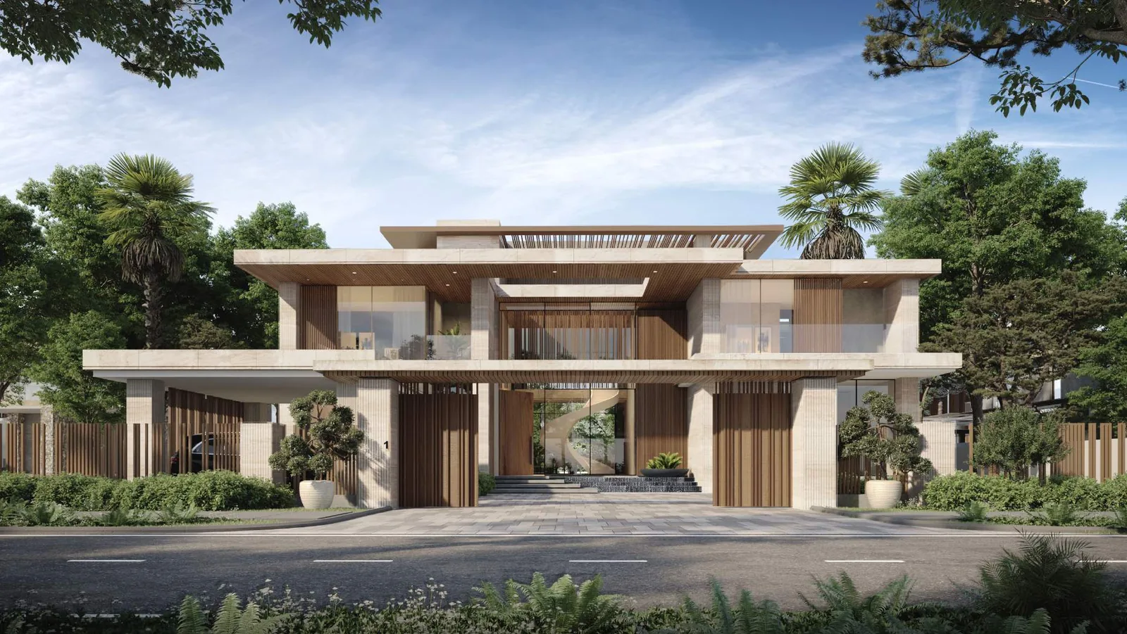 Five and six bedroom lagoon mansions for sale in Elysian Mansions, Tilal Al Ghaf